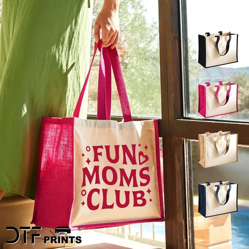Personalised bag large jute - ,