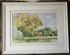 JIM CONLIN (SCOTTISH 1945-2024), Original Watercolour" Salisbury", Signed