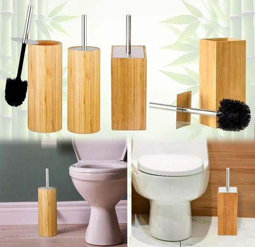 Bamboo toilet brush - bamboo,