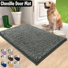 Door Mat Non-Slip Machine Washable Indoor Outdoor Rug Water Absorbent Pet Mats