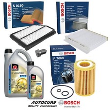 FOR HONDA CR-V 2.2 I-CTDI MK3 DIESEL BOSCH SERVICE AIR CABIN & OIL FILTER & 6L