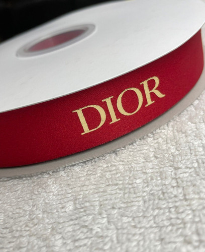 Dior ribbon 50m 25mm red - dior,