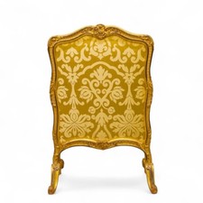 Antique Fire Screen – Carved Giltwood – Decorative 1900