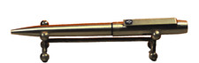 "Parker" 25  Flighter  Chrome/Blue&CT Made in UK  c.1987's  Ballpoint pen w/ Box