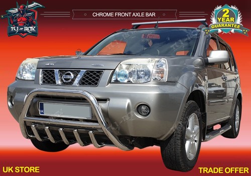 Nissan trail chrome bull bar - nissan,