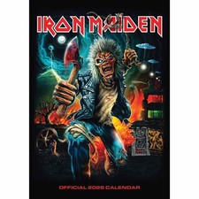 Iron Maiden A3 Calendar 2026 - Entertainment - Month To View