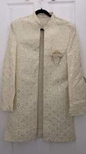 Men’s Ivory Embroidered