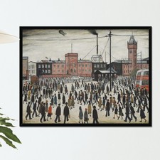 "Going to Work" by LS Lowry on