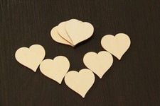 Wooden Hearts Shape 3mm MDF