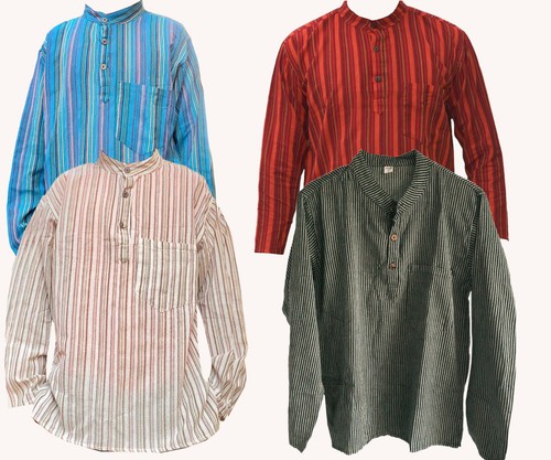 Stripe grandad men kurta - stripe, men's