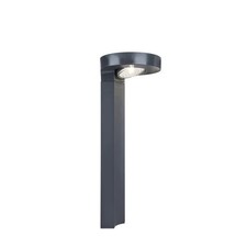 DISO Grey Solar LED Bollard