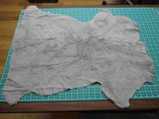 Grey Brown Part Sheepskin Hide