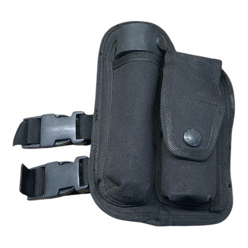 Black leg harness - black, cs