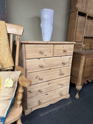 Stripped pine chest - stripped, of