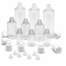 Clear PET Plastic Empty Bottle