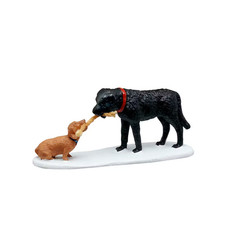 Lemax Figurine - Who's Pulling Who?