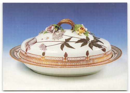 Flora danica porcelain dish - danica, ca