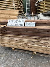 GRAVEL BOARDS 150x22x2.7 £8.00 TREATED  COLLECT OR DELIVER AT EXTRA COST