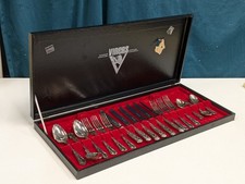 Viners Sheffield Stainless Silver Plated 24 Piece Cutlery Set in Original Box