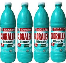 4 PACK- Cloralen Original Liquid Bleach Deep Cleans, Deodorizes & Whitens 23.7oz