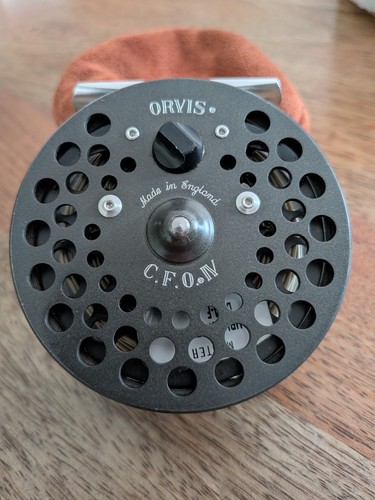 Orvis cfo fly - reel, w/pouch