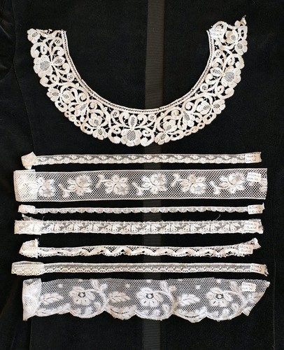 Various antique vintage lace - antique,