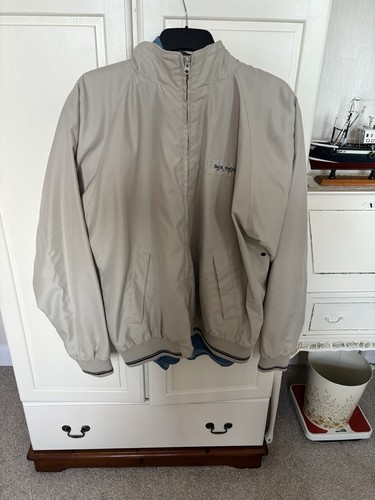 Men beige jacket - jacket, l