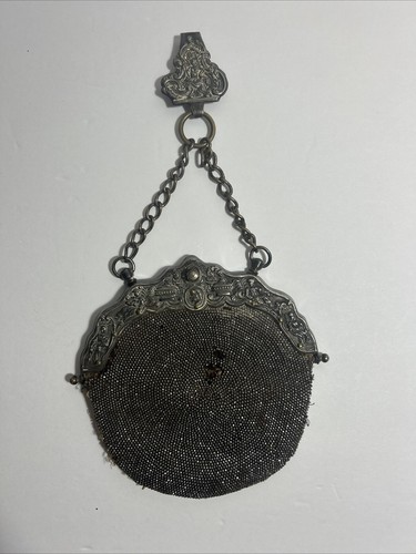 Antique beaded chatelaine - antique,