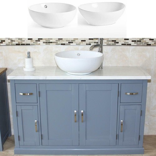 Grey painted bathroom vanity - grey,