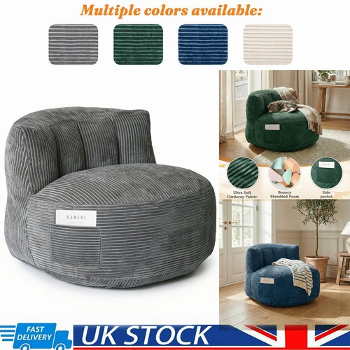 Adults cord bean bag - bag, chair