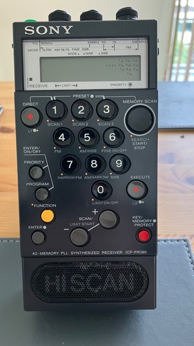 The sony icf pro80 portable - sony, icf-pro80