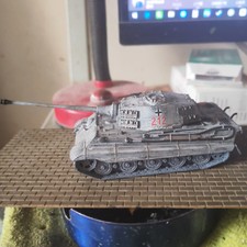 Homemade 1/72 World War II German King Tiger Heavy Tank Painted Model Kit