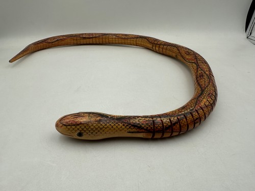 Wooden articulated snake - wooden,