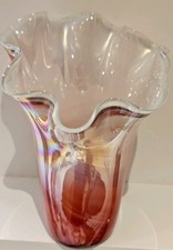 Vintage Art Glass. Cranberry