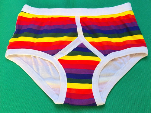 Men front briefs rainbow - y,