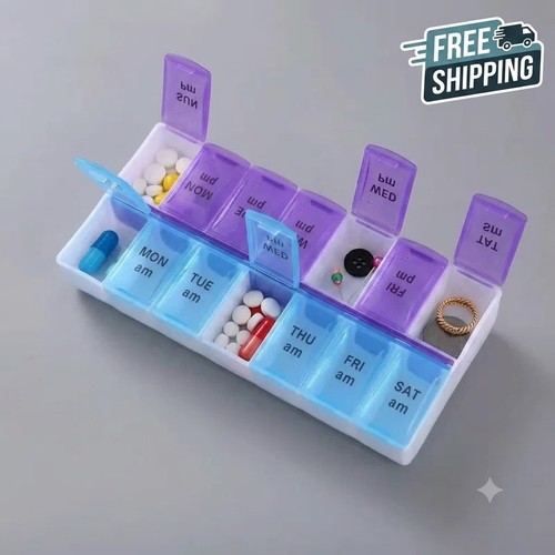 Slots weekly pill box - am,