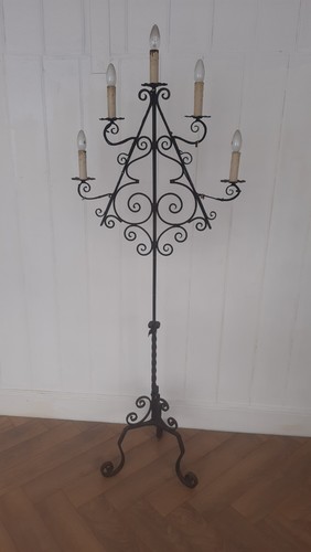 Wrought iron floor standing - wrought,