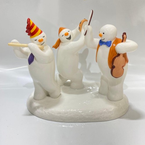 Coalport snowman figurine - snowman,