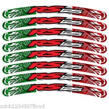 Aprilia RS 125  Italian flag wheel rim graphics