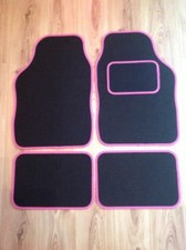 UNIVERSAL CAR FLOOR MATS BLACK