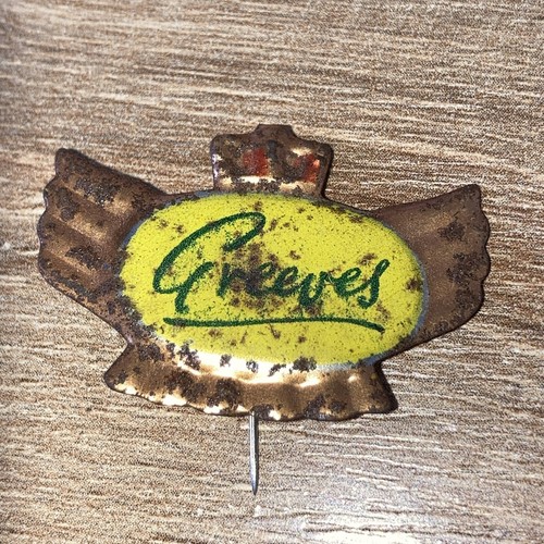 Vintage tin plate greeves - vintage,