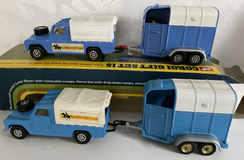 Corgi gift set land rover - 15,