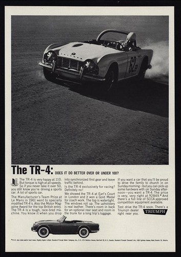 1962 triumph british - 1962, tr-4