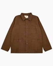 Le Mont St Michel Moleskin Authentic Work Jacket - Brown