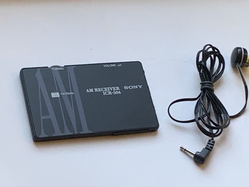 Vintage rare sony icr 504 - sony, thin