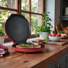 Pizza Maker 1400W 12 Inch/30cm Electric Non-Stick plates by MisterChef
