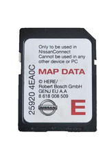 NISSAN (all models) Year 2015 2016 2017 Connect 3 sd card map sat nav 259204EA0C