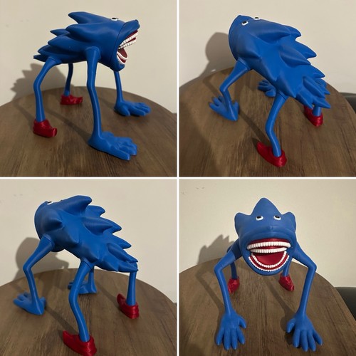 Printed shin sonic - 3d,