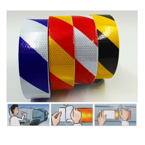 Safety caution reflective tape - reflective,