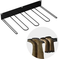 Wall Mounted Boot Rack Metal Boot Hanger for Garage Entryway Indoor Outdoor